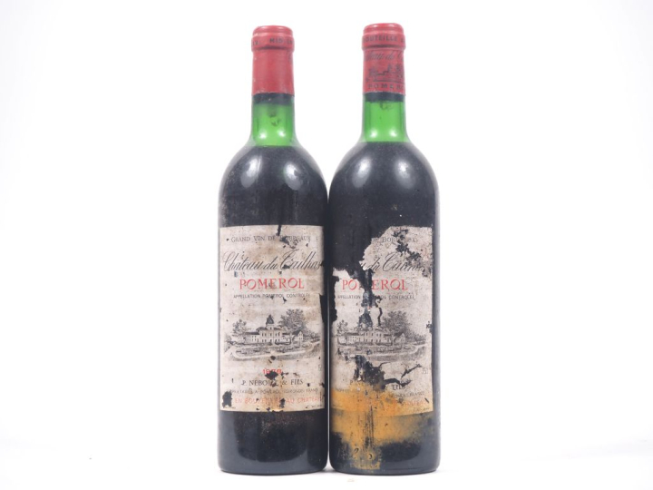 2 BOUTEILLES CHÂTEAU DU TAILHAS POMEROL - 1978 - LB/EA/MILLÉSIME ILLIS