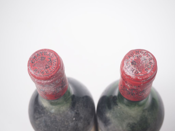 2 BOUTEILLES CHÂTEAU MONTROSE GCC ST ESTÈPHE - 1983 - 1 BG/1 MEP/ES 