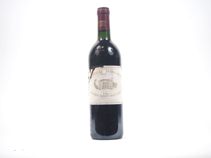 1 BOUTEILLE CHÂTEAU MARGAUX 1er GCC MARGAUX - 1984 - 1 BON NIVEAU/ET