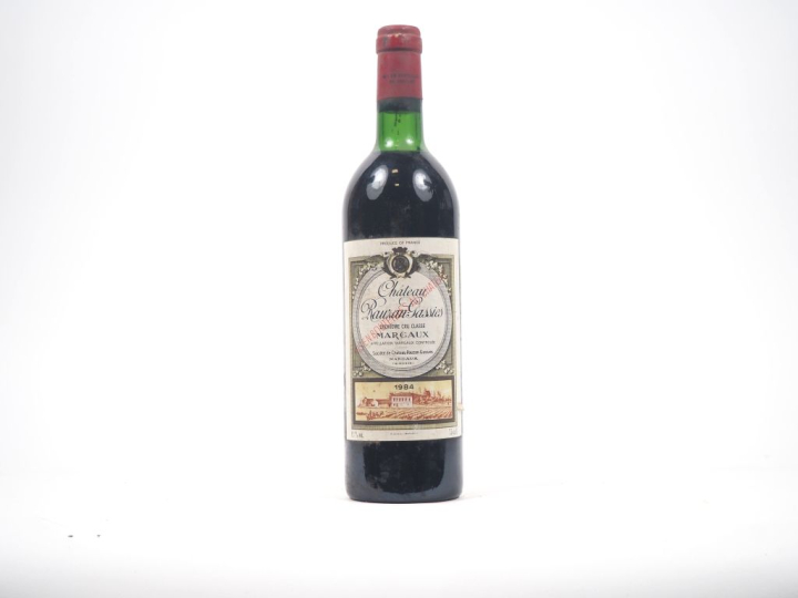 1 BOUTEILLE CHÂTEAU RAUZAN GASSIES GCC MARGAUX - 1984 - BG-LB/ELS 
