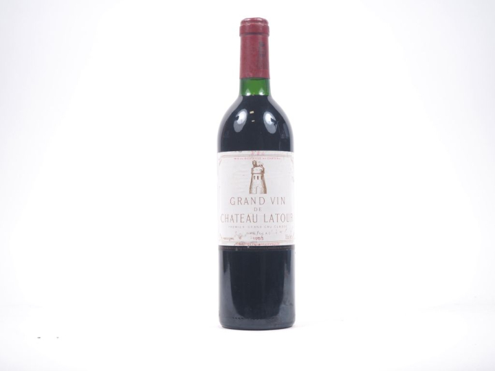 1 BOUTEILLE CHÂTEAU LATOUR 1er GCC PAUILLAC - 1985 - BG/ELA/INSCRIPTIO