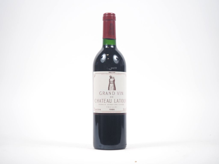 1 BOUTEILLE CHÂTEAU LATOUR 1er GCC PAUILLAC - 1986 - EXCELLENT NIVEAU