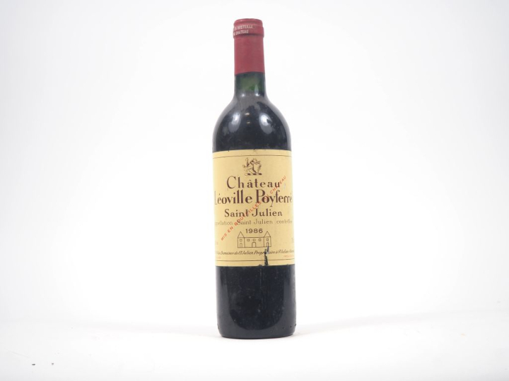 1 BOUTEILLE CHÂTEAU LÉOVILLE POYFERRÉ GCC ST JULIEN - 1986 - BON NIVEA
