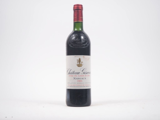 Vente aux enchères 1 BOUTEILLE CHÂTEAU GISCOURS GCC MARGAUX - 1986 - BG 