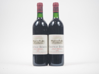Vente aux enchères 2 BOUTEILLES CHÂTEAU SÉGUR CB HAUT MÉDOC - 1989 