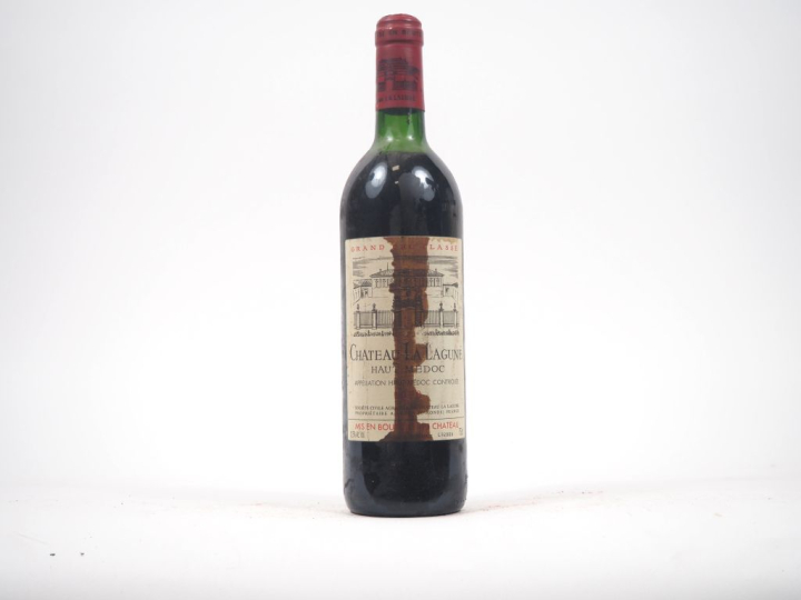 1 BOUTEILLE CHÂTEAU LA LAGUNE GCC HAUT MÉDOC - 1990 - LB/ETT