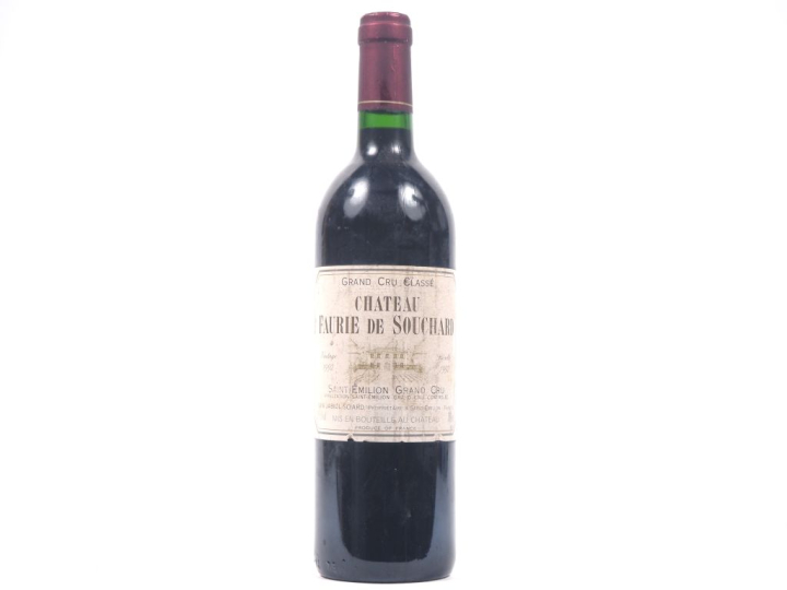 1 BOUTEILLE CHÂTEAU FAURIE DE SOUCHARD GCC ST ÉMILION - 1992 - ELS 