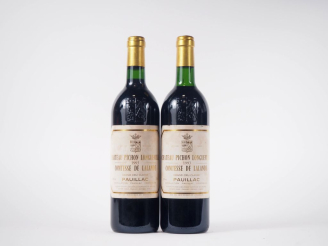 Vente aux enchères 2 BOUTEILLES CHÂTEAU PICHON LONGUEVILLE COMTESSE DE LALANDE GCC PAUILL
