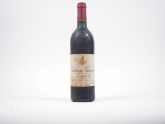 Vente aux enchères 1 BOUTEILLE CHÂTEAU GISCOURS GCC MARGAUX - 1995 - ETS/BS 