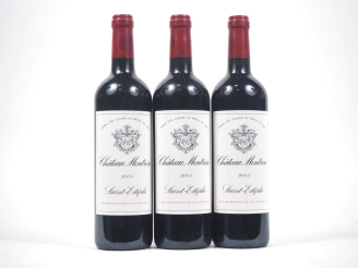 Vente aux enchères 3 BOUTEILLES CHÂTEAU MONTROSE GCC SAINT ESTÈPHE - 2005 - ETLS 