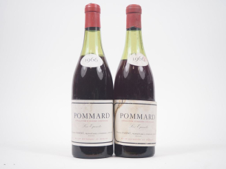 Vente aux enchères 2 BOUTEILLE POMMARD "LES ÉPENOTS" DOMAINE PARENT - 1969 - 4,6 CM/5,2 C