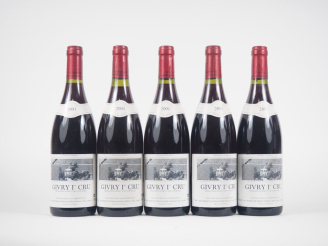 Vente aux enchères 5 BOUTEILLES GIVRY 1er CRU DOMAINE STEINMEAIER - 2001