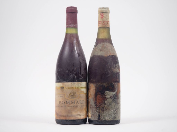 2 BOUTEILLES : 1 BOUTEILLE POMMARD THORIN CHAMBERT - NM - 1 BOUTEILLE 