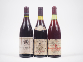 Vente aux enchères 3 BOUTEILLES : 1 SAVIGNY LES BEAUNES 1er CRU "LES VERGELESSES" V. PILL