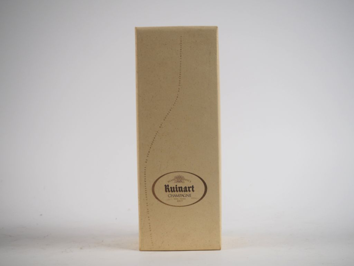 1 BOUTEILLE CHAMPAGNE RUINART "BLANC DE BLANCS" - COFFRET 