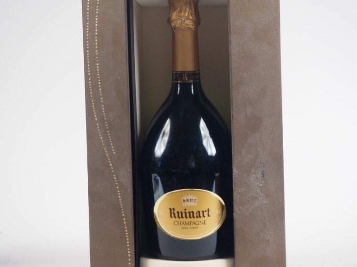 1 BOUTEILLE CHAMPAGNE RUINART - COFFRET 