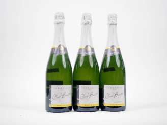 Vente aux enchères 3 BOUTEILLES CHAMPAGNE CLAUDE BEAUFORT BLANC DE BLANCS