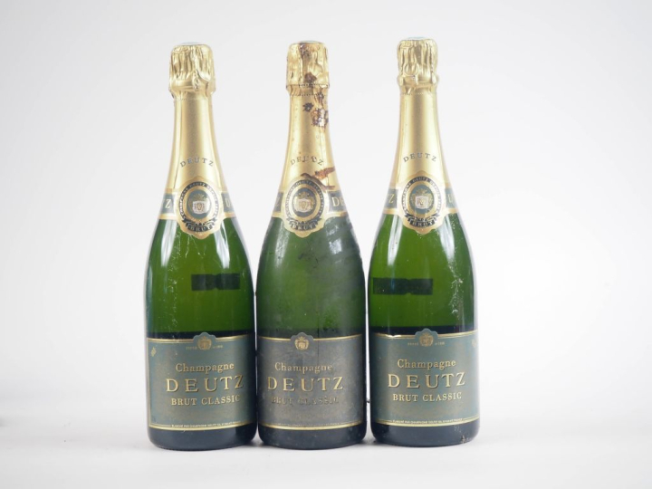 3 BOUTEILLES CHAMPAGNE DEUTZ 