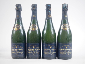 Vente aux enchères 4 BOUTEILLES CHAMPAGNE GASTON CHIQUET "RÉSERVE DU MILLÉNAIRE" - BOUTEI