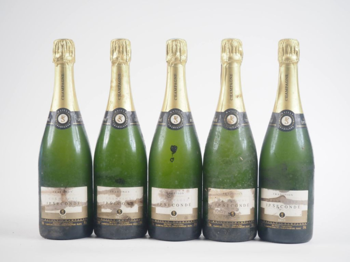 5 BOUTEILLES CHAMPAGNE MAILLY J.P. SECONDÉ - BS