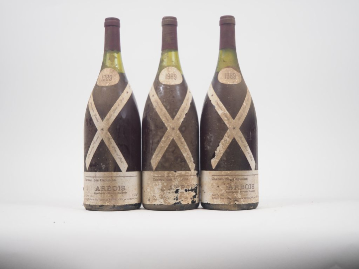 3 MAGNUMS ARBOIS "CAVEAU DES CAPUCINS" ROLLET - 1989 - ES/BS