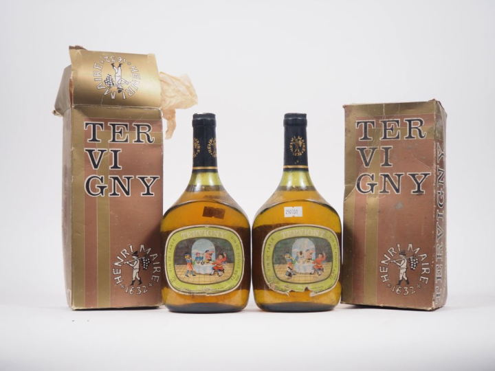2 BOUTEILLES TERVIGNY HENRI MAIRE - COFFRET