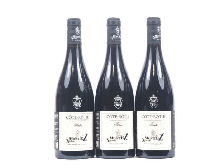 3 BOUTEILLES CÔTE RÔTIE "FORTIS" S. MONTEZ - 2015