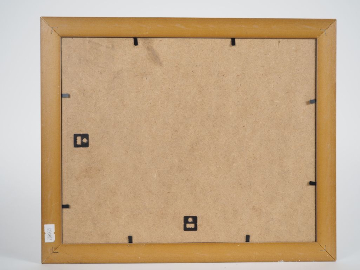 Yves BRAYER.  "soldats français"  Lithographie numérotée 7/20, contres