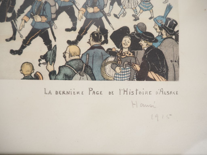 HANSI.  2 différentes lithographies