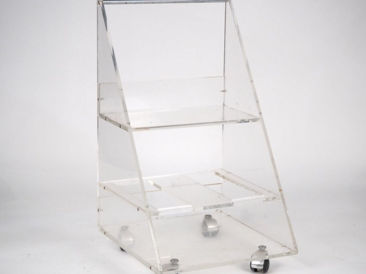 DAVID LANGE LES INVISIBLES DE MARAIS Desserte roulante années 70 en pl