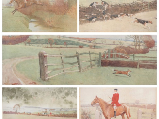 Vente aux enchères Cecil ALDIN. Suite de 5 gravures en couleurs signées et numérotées. Di