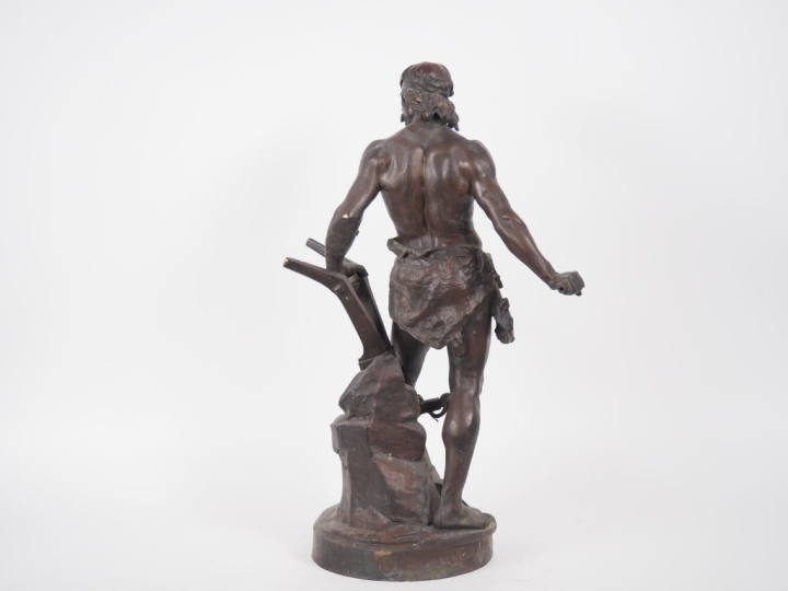 Emile BOISSEAU. "Ense et Aratro, par l'épée et par la charrue". Sculpt