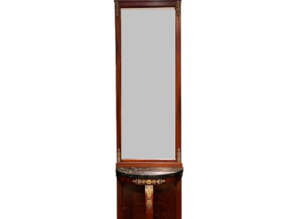 Vente aux enchères Console d'applique Napoléon III de style Empire, en acajou et placage 