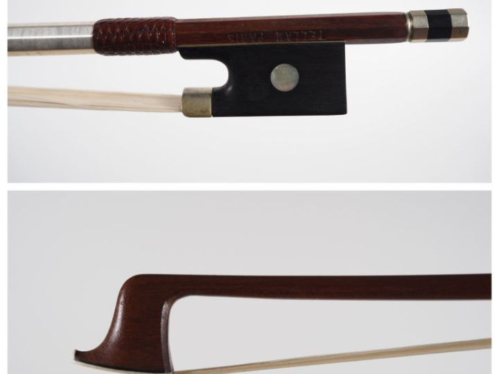 Archet de violon 	fait par Celestin Clasquin à Paris vers 1920 Signé "