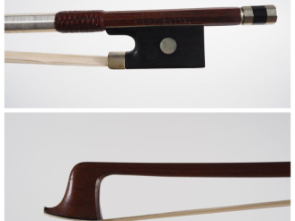 Vente aux enchères Archet de violon 	fait par Celestin Clasquin à Paris vers 1920 Signé "