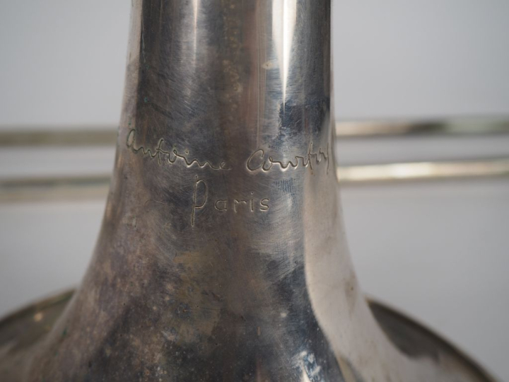 Antoine COURTOIS à Paris. Trombone Symphonie 400 n° 25808. (Oxydations