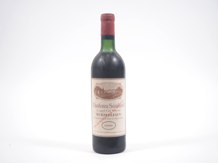 1 BOUTEILLE CHÂTEAU SOUTARD GCC ST ÉMILION - 1966 - LB 