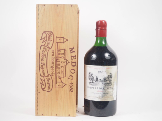 Vente aux enchères 1 DOUBLE MAGNUM (3 L) CHÂTEAU LA TOUR PRIGNAC - 1982 