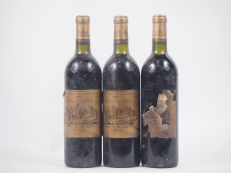 Vente aux enchères 3 BOUTEILLES CHÂTEAU D'ISSAN GCC MARGAUX - 1982 - 3 BG /EA 