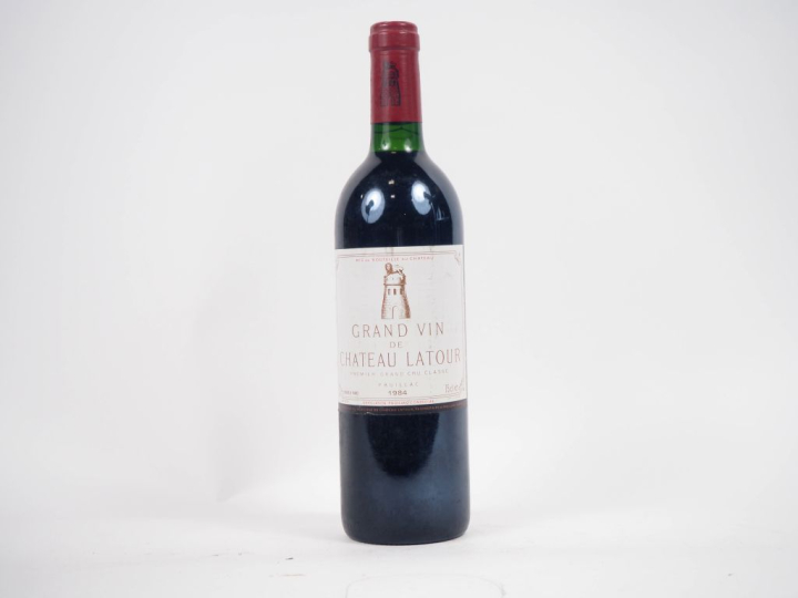 1 BOUTEILLE CHÂTEAU LATOUR 1er GCC PAUILLAC - 1984 - BG/ETLS
