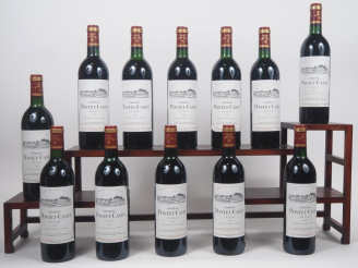 Vente aux enchères 12 BOUTEILLES CHÂTEAU PONTET CANET GCC PAUILLAC - 1985 - CBO - 6 BG/6 