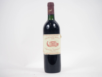 Vente aux enchères 1 BOUTEILLE PAVILLON ROUGE DU CHÂTEAU MARGAUX - 1987 - BG/ELA/CAPS LÉG