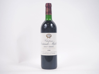 Vente aux enchères 1 BOUTEILLE CHÂTEAU SOCIANDO MALLET HAUT MÉDOC - 1990 - BG