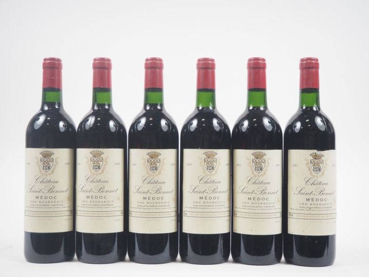 6 BOUTEILLES CHÂTEAU ST BONNET CB MÉDOC - 1995 