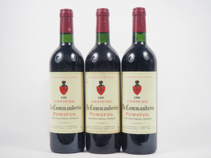 3 CHÂTEAU LA COMMANDERIE POMEROL - 1998 
