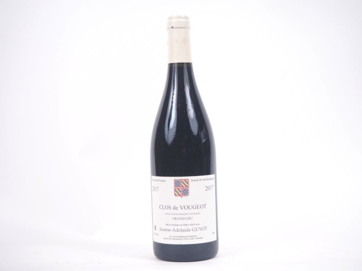 1 BOUTEILLE CLOS DE VOUGEOT GC DOMAINE J. A. GUYOT - 2017 - CAPS TRÈS 