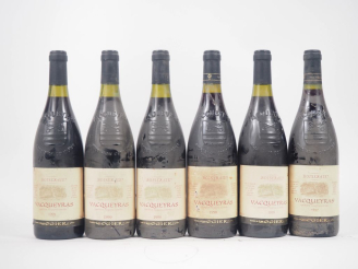 Vente aux enchères 6 BOUTEILLES VACQUEYRAS BOISERAIE - 1999 - BS 