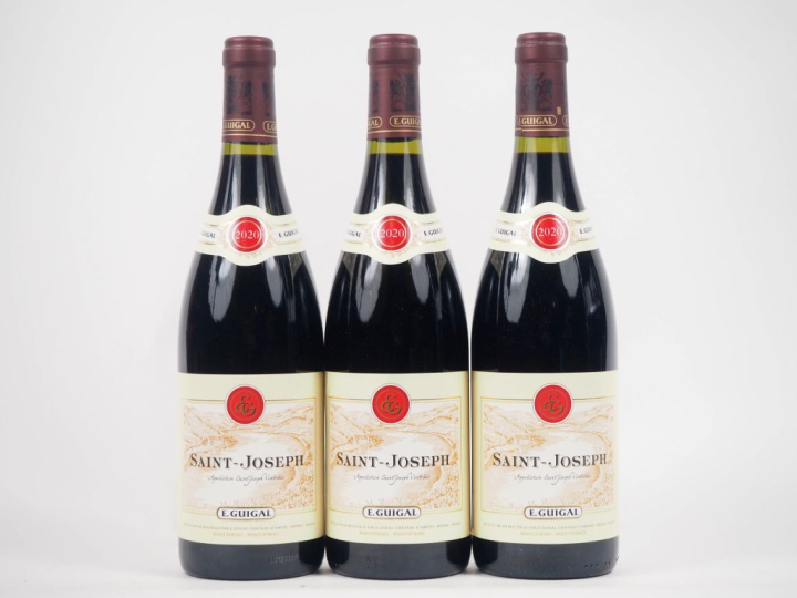 3 BOUTEILLES ST JOSEPH GUIGAL - 2020
