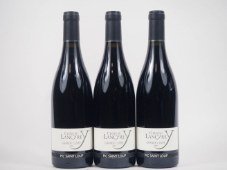 Vente aux enchères 3 BOUTEILLES PIC ST LOUP CHÂTEAU LANCYRE "GRANDE CUVÉE" - 2018