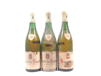 Vente aux enchères 3 BOUTEILLES SAUMUR BLANC - 1960 - ES/BS 